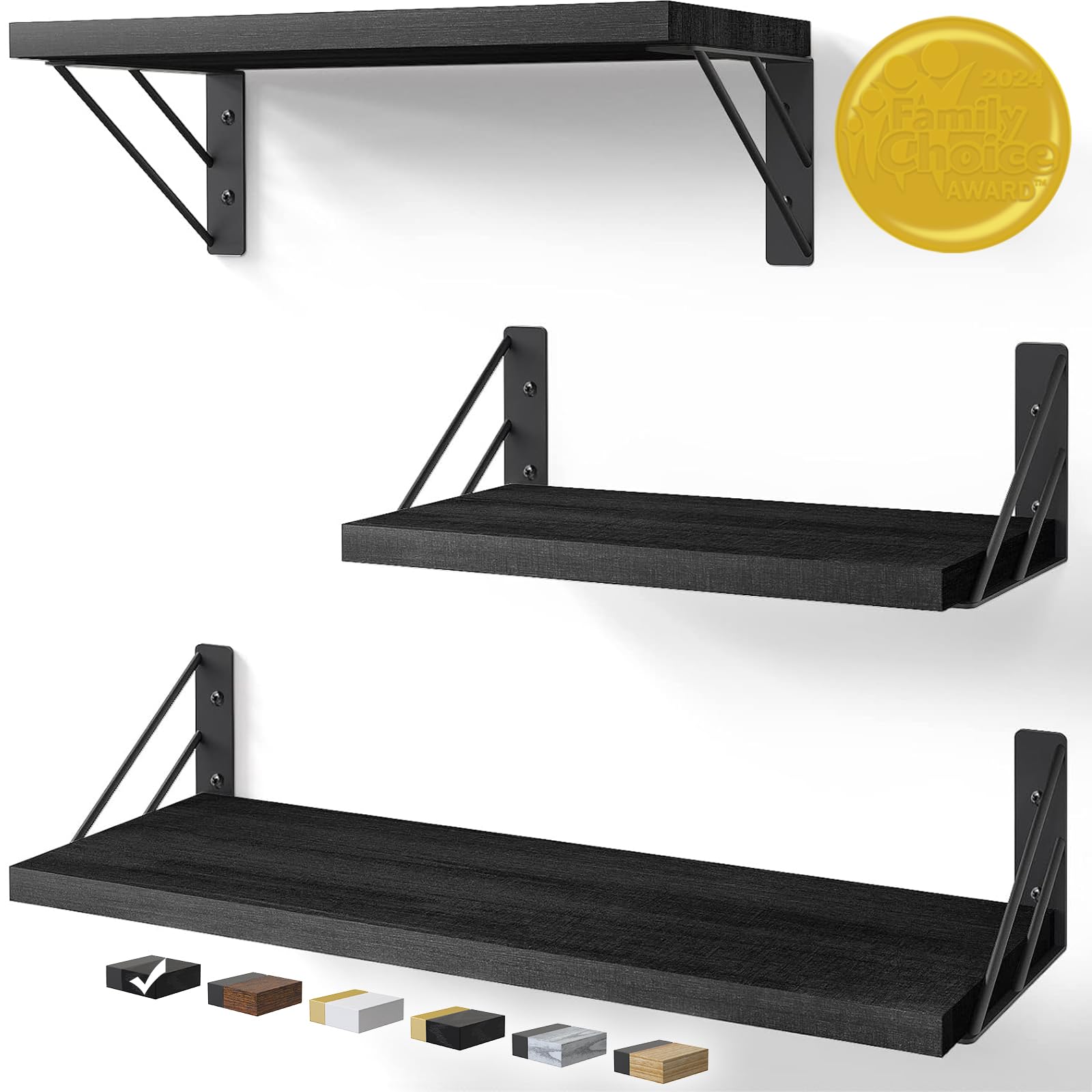 BAYKA floating shelves