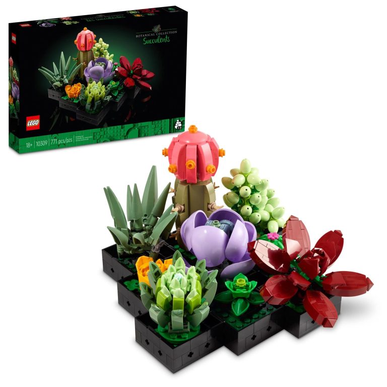 LEGO Icons Succulents Artificial Plant Set 10309 Review: Zen Decor?