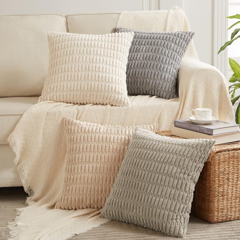 Fancy Homi 4 Packs Neutral Decorative Throw Pillow Covers: Cozy Comfort for Your Home?