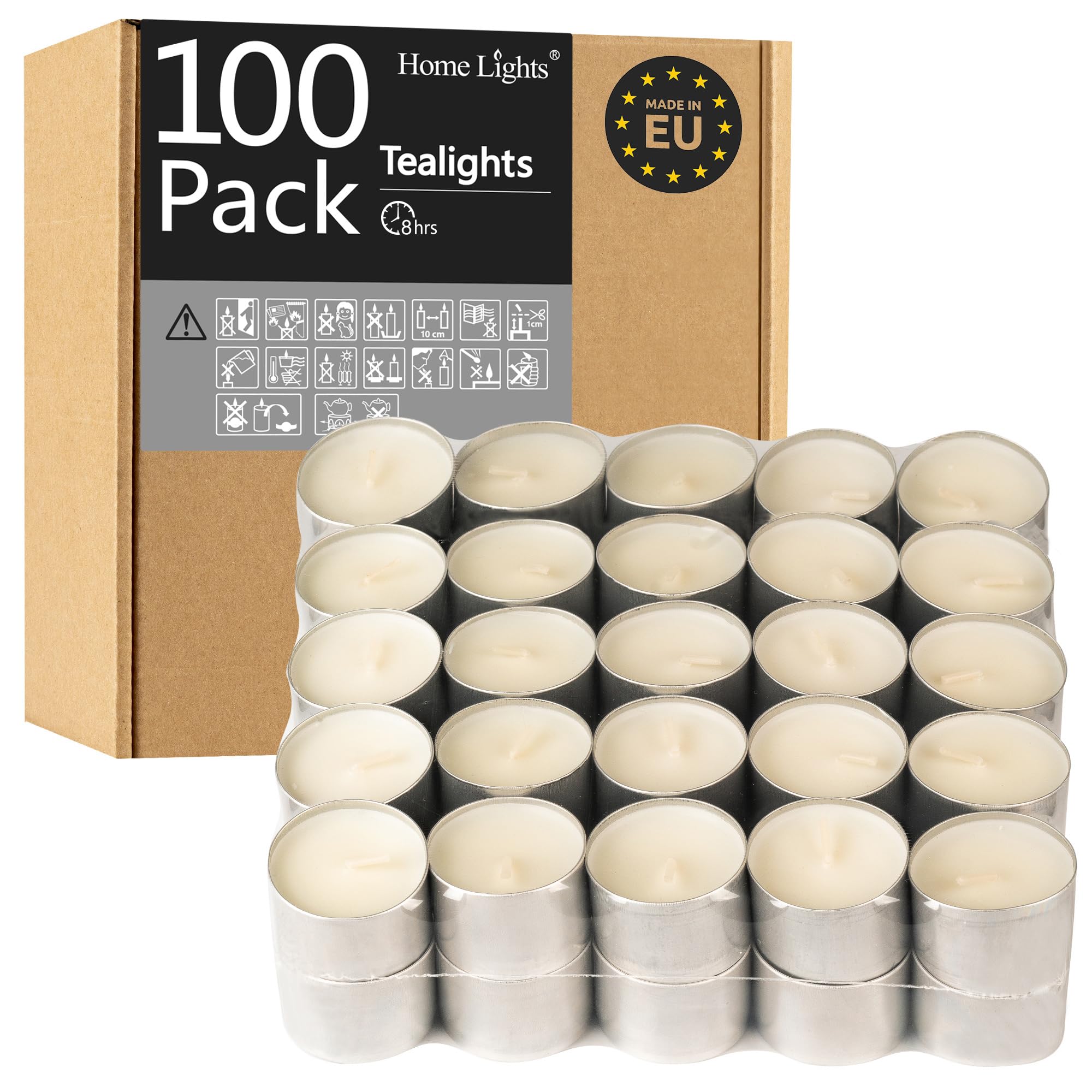 HomeLights Unscented Tealights