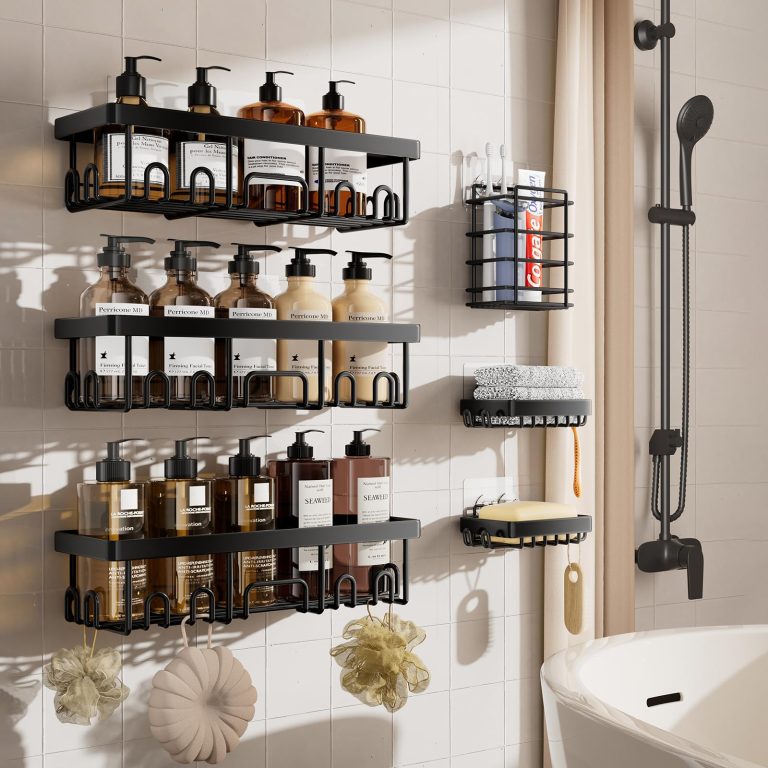 Veken Adhesive Shower Caddy 6-Pack Review: Best Storage Solution?